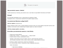 Tablet Screenshot of netia.darmowerozmowy.pl